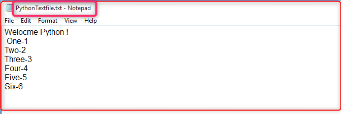 File Handling In Python